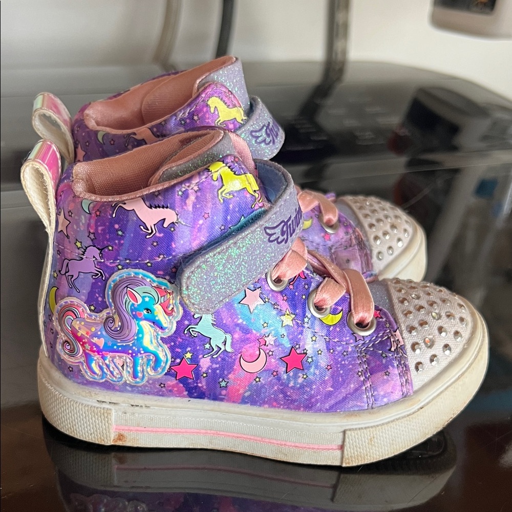 Sketchers Twinkle Toes Unicorn High-Top Kids Shoes